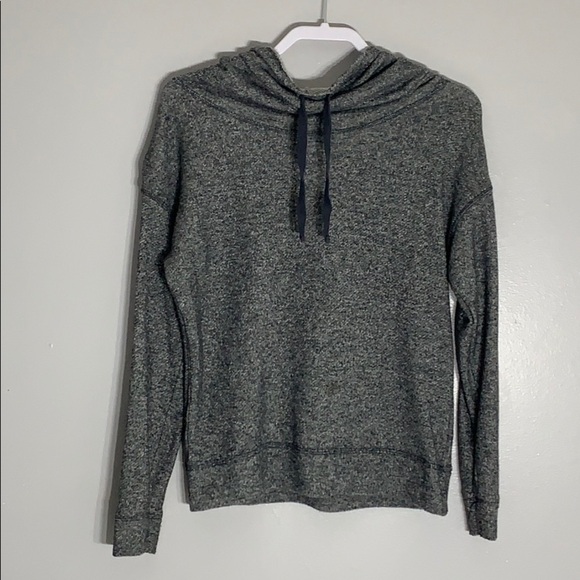 Old Navy women’s cowl neck charcoal grey pullover Sweatshirt small casual top - Picture 1 of 5